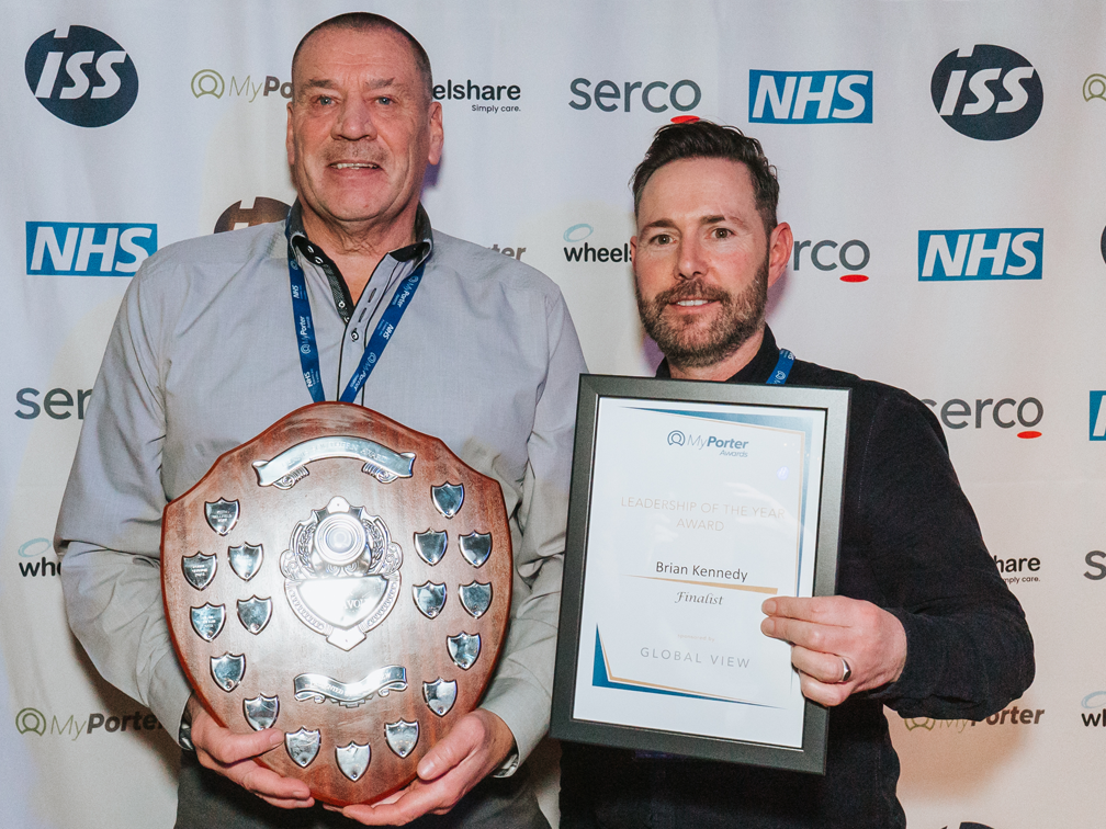 Alan and Brian with Award